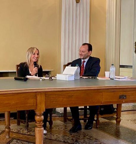 L’Avv. Fulvio Pastore Alinante con l’Avv. Chiara 